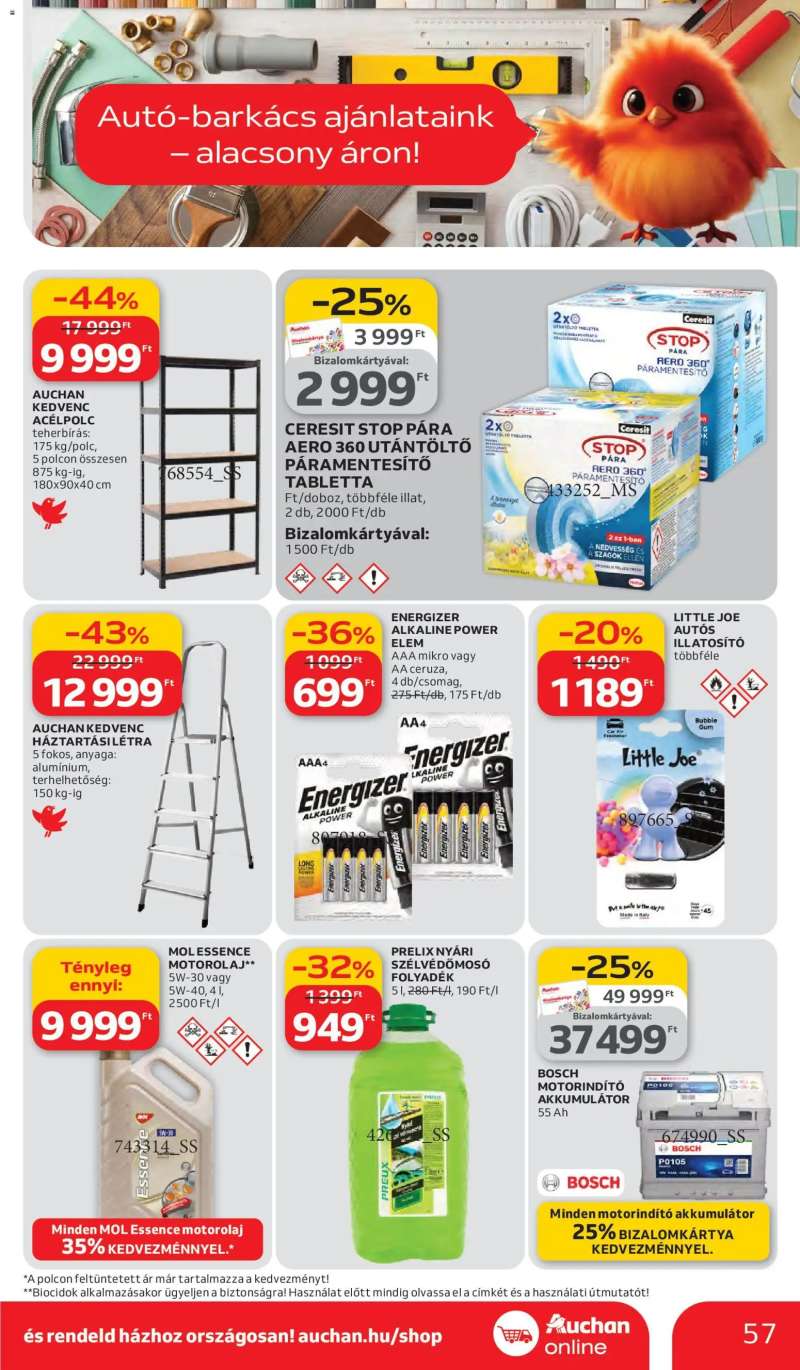 Auchan Auchan akciós újság 57 oldal