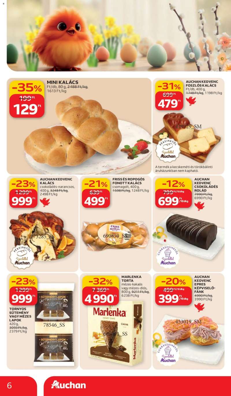 Auchan Auchan akciós újság 6 oldal