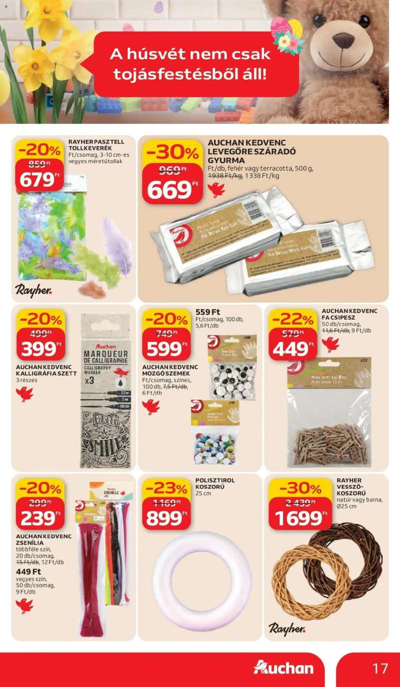 Auchan Auchan akciós újság Budapest 17 oldal