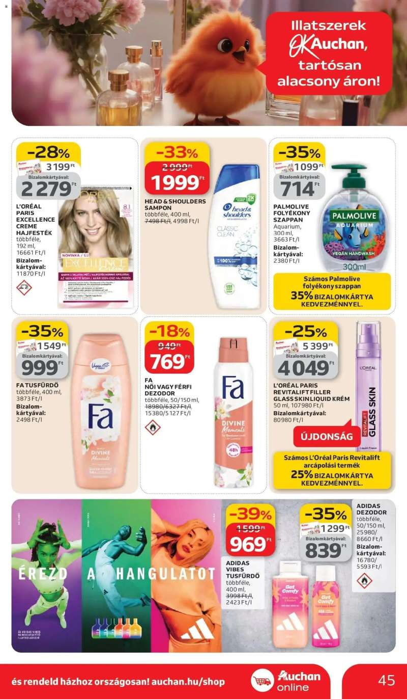Auchan Auchan akciós újság Budapest 45 oldal
