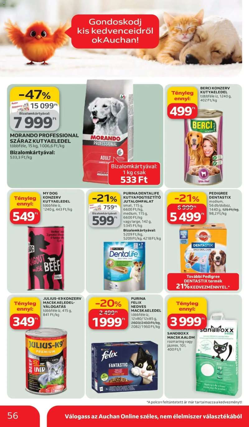 Auchan Auchan akciós újság Budapest 56 oldal