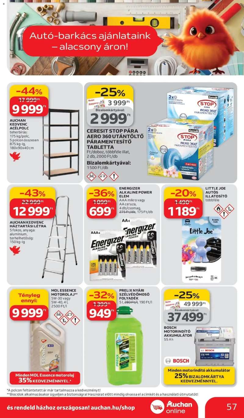 Auchan Auchan akciós újság Budapest 57 oldal