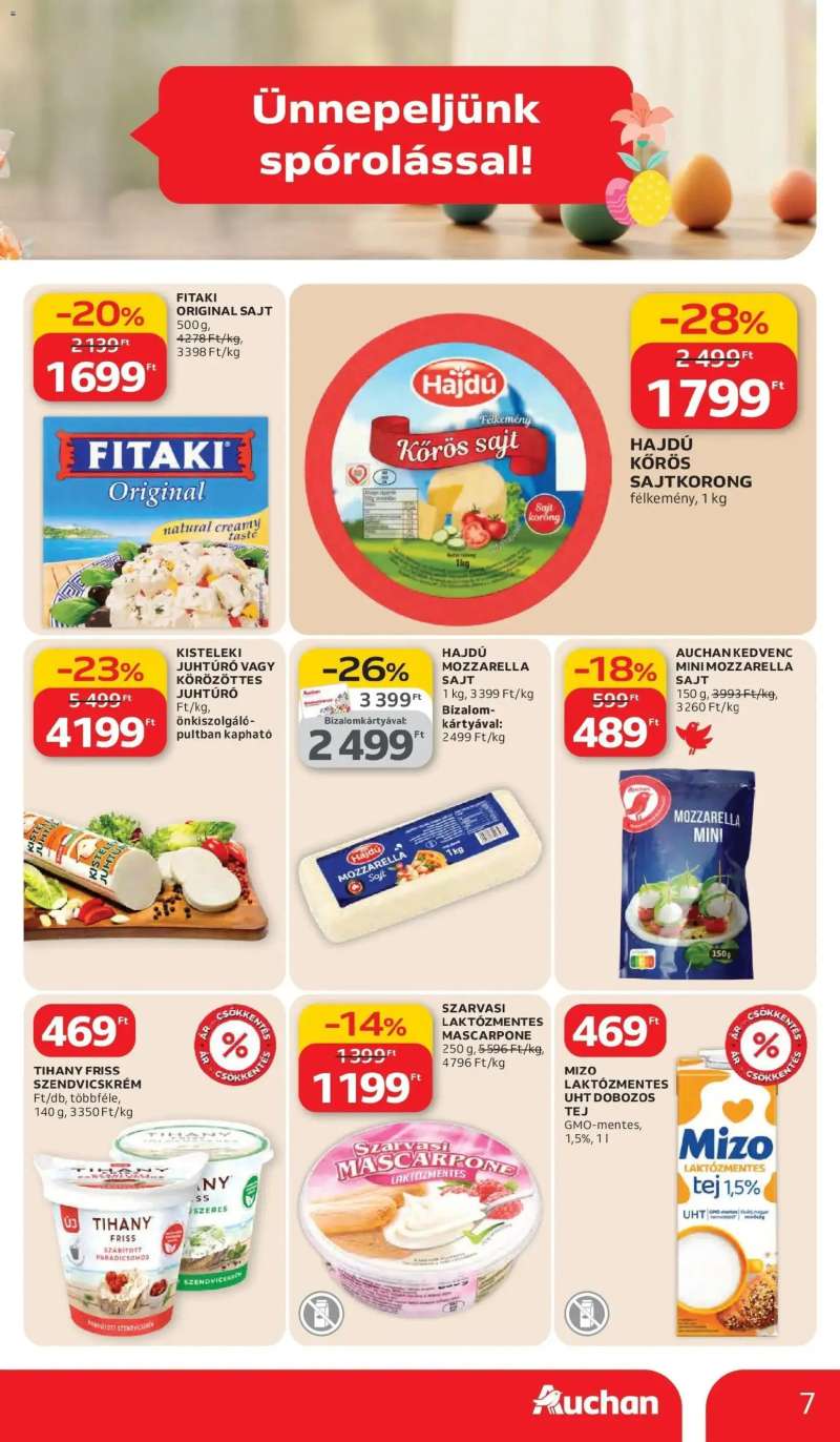 Auchan Auchan akciós újság Budapest 7 oldal