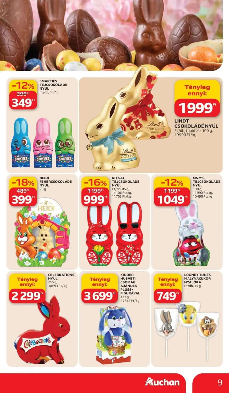 Auchan Auchan akciós újság Budapest 9 oldal