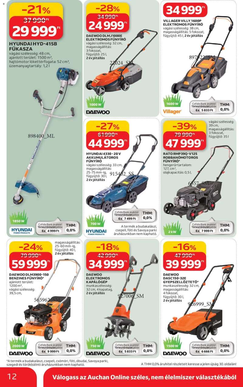 Auchan Auchan Ki a szabadba 12 oldal