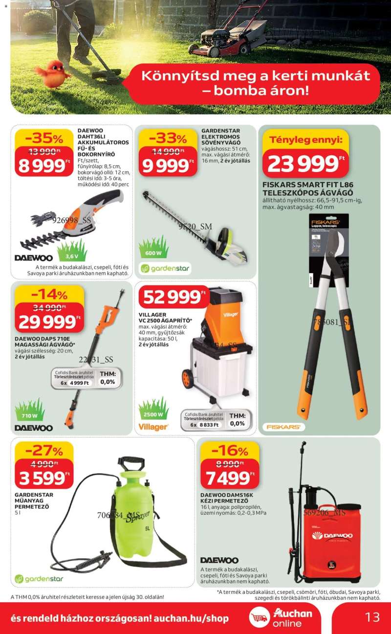 Auchan Auchan Ki a szabadba 13 oldal