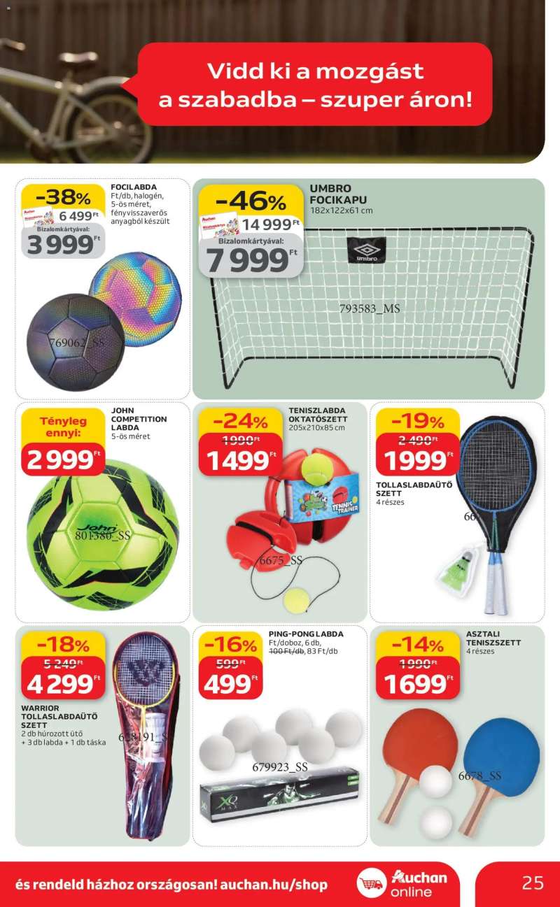 Auchan Auchan Ki a szabadba 25 oldal