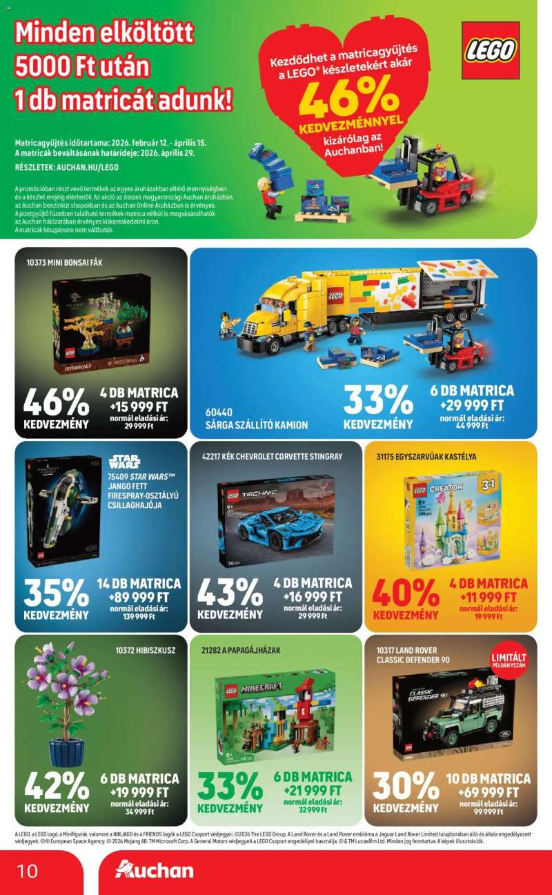 Auchan Auchan Szupermarket akciós újság 10 oldal