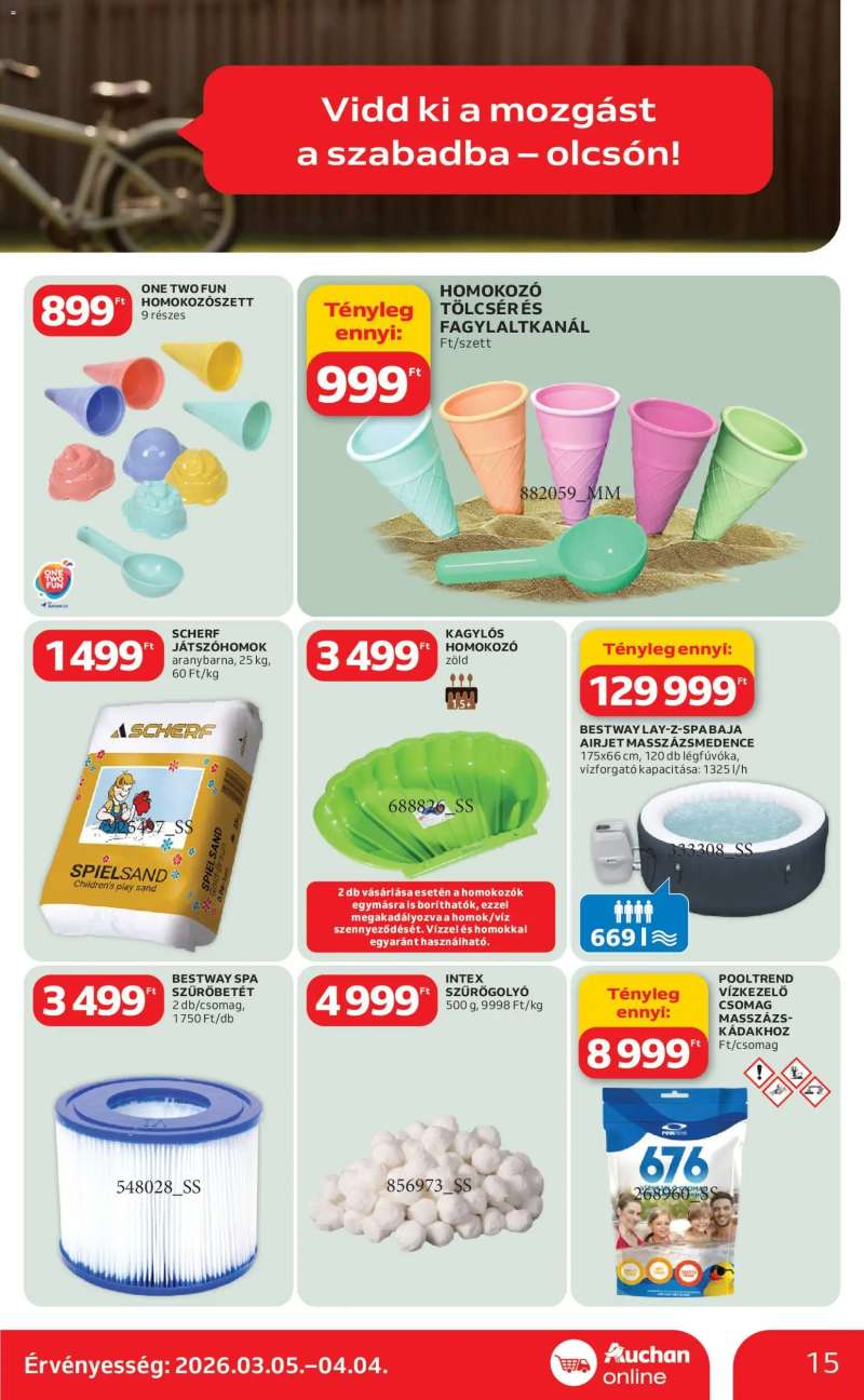 Auchan Auchan Szupermarket akciós újság 15 oldal