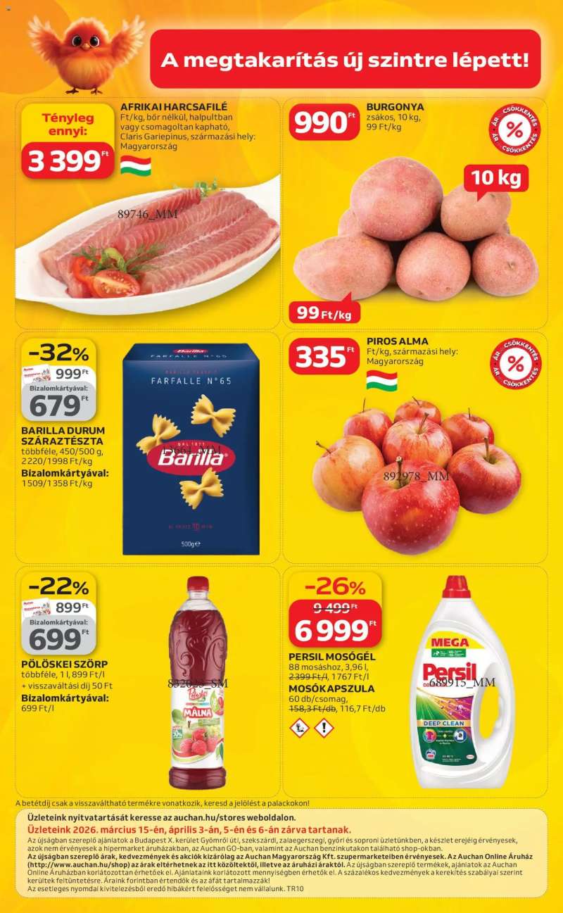 Auchan Auchan Szupermarket akciós újság 16 oldal