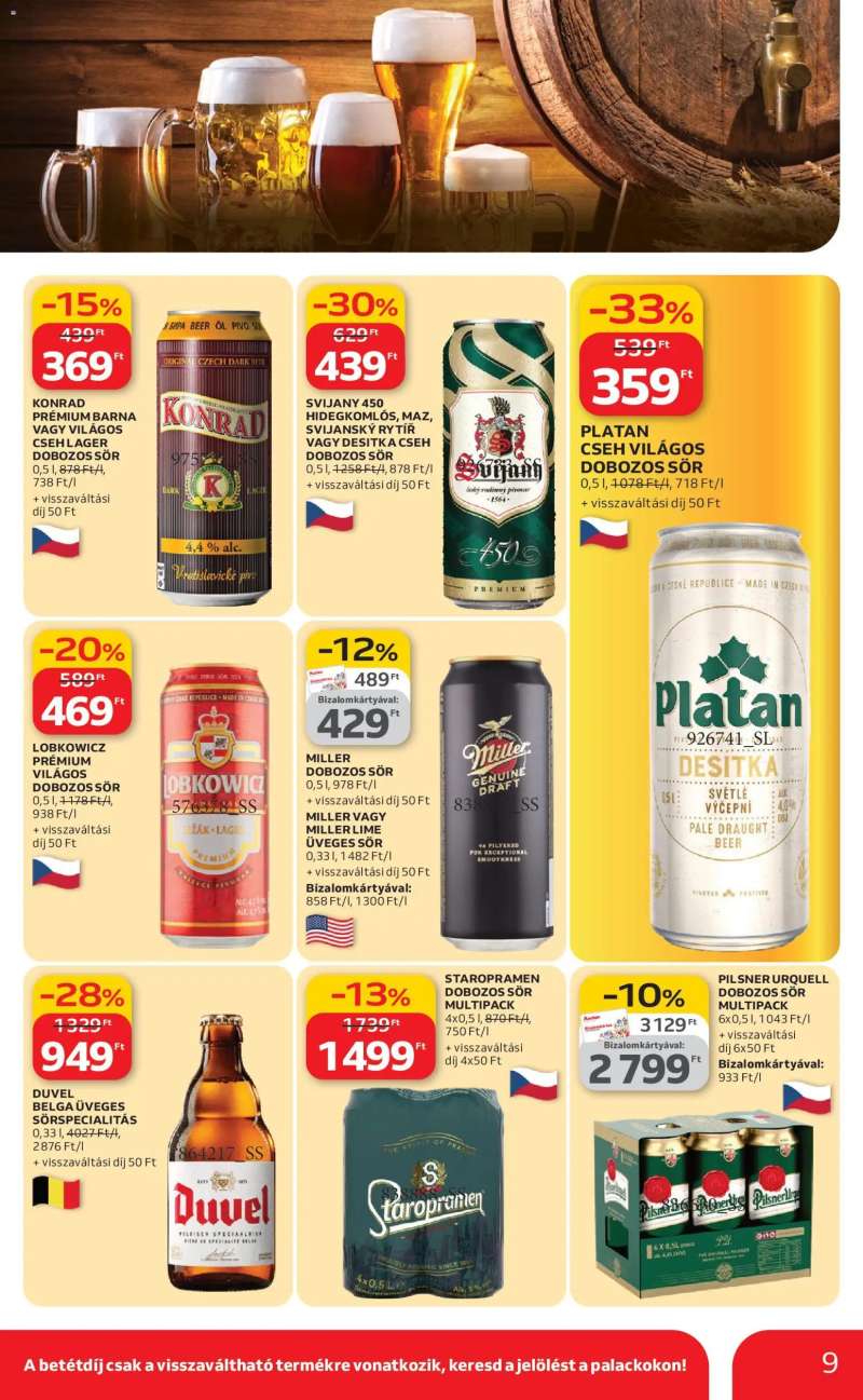 Auchan Auchan Szupermarket akciós újság 9 oldal
