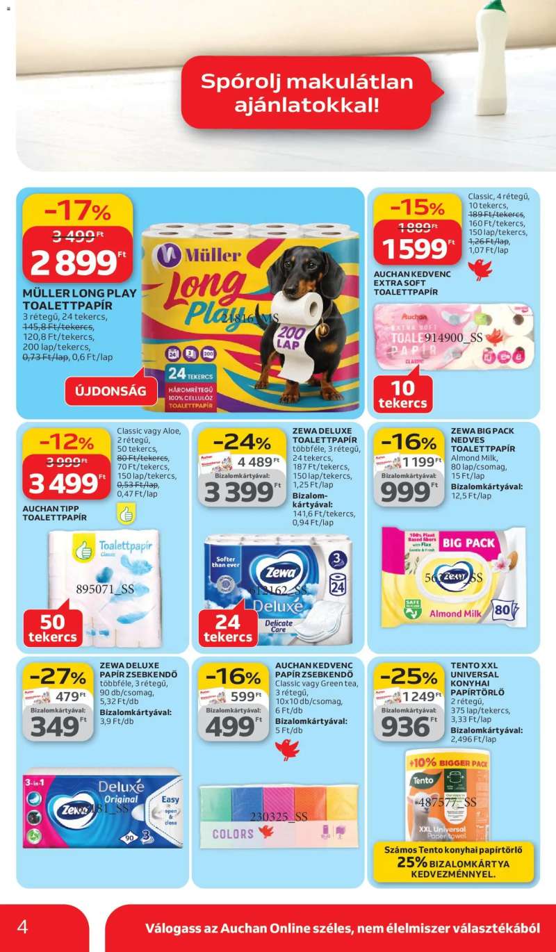 Auchan Auchan Tavaszi nagytakarítás 4 oldal