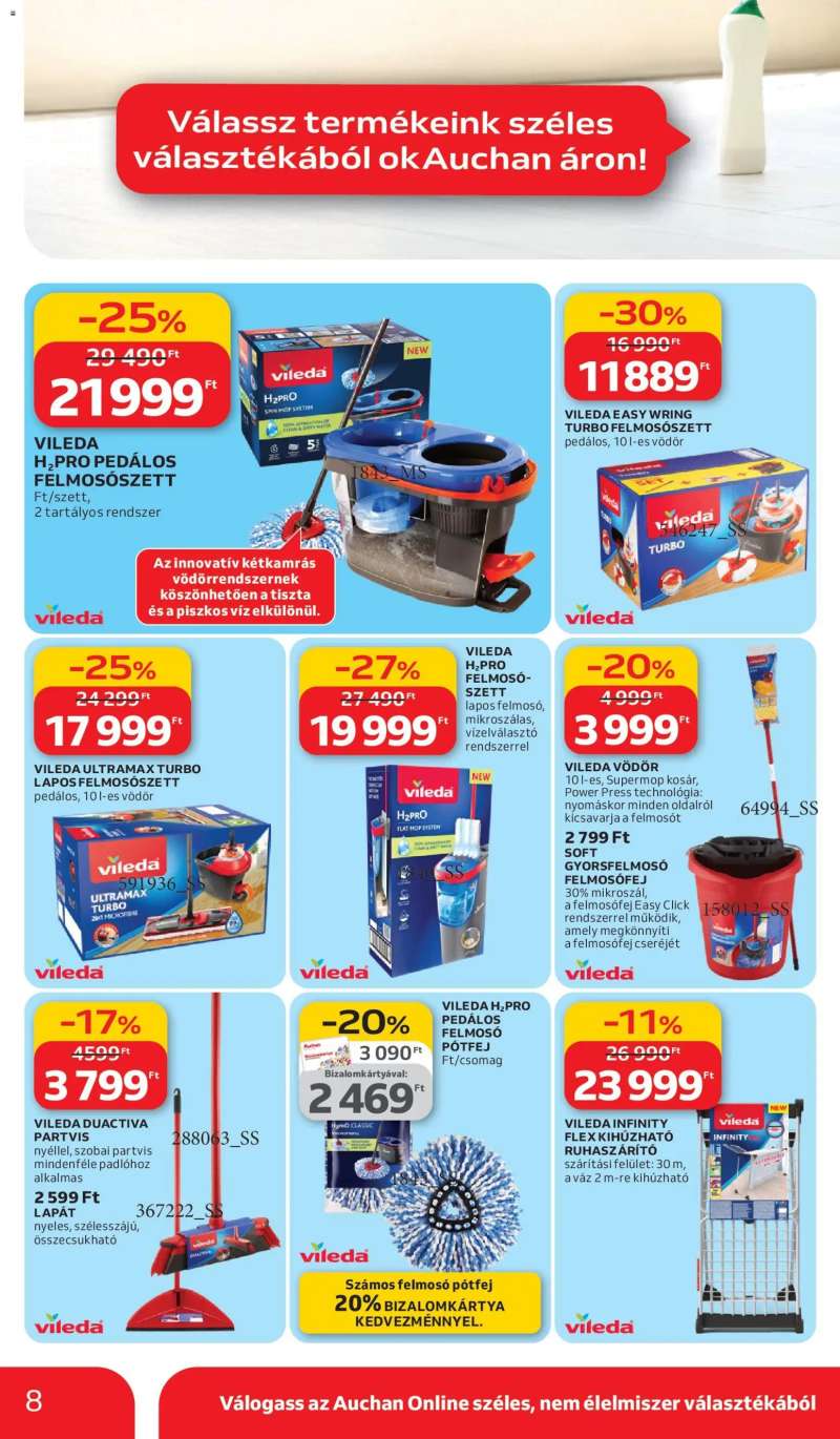Auchan Auchan Tavaszi nagytakarítás 8 oldal
