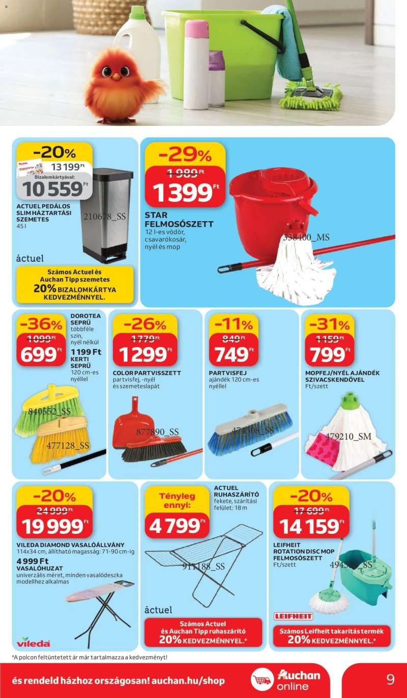 Auchan Auchan Tavaszi nagytakarítás 9 oldal