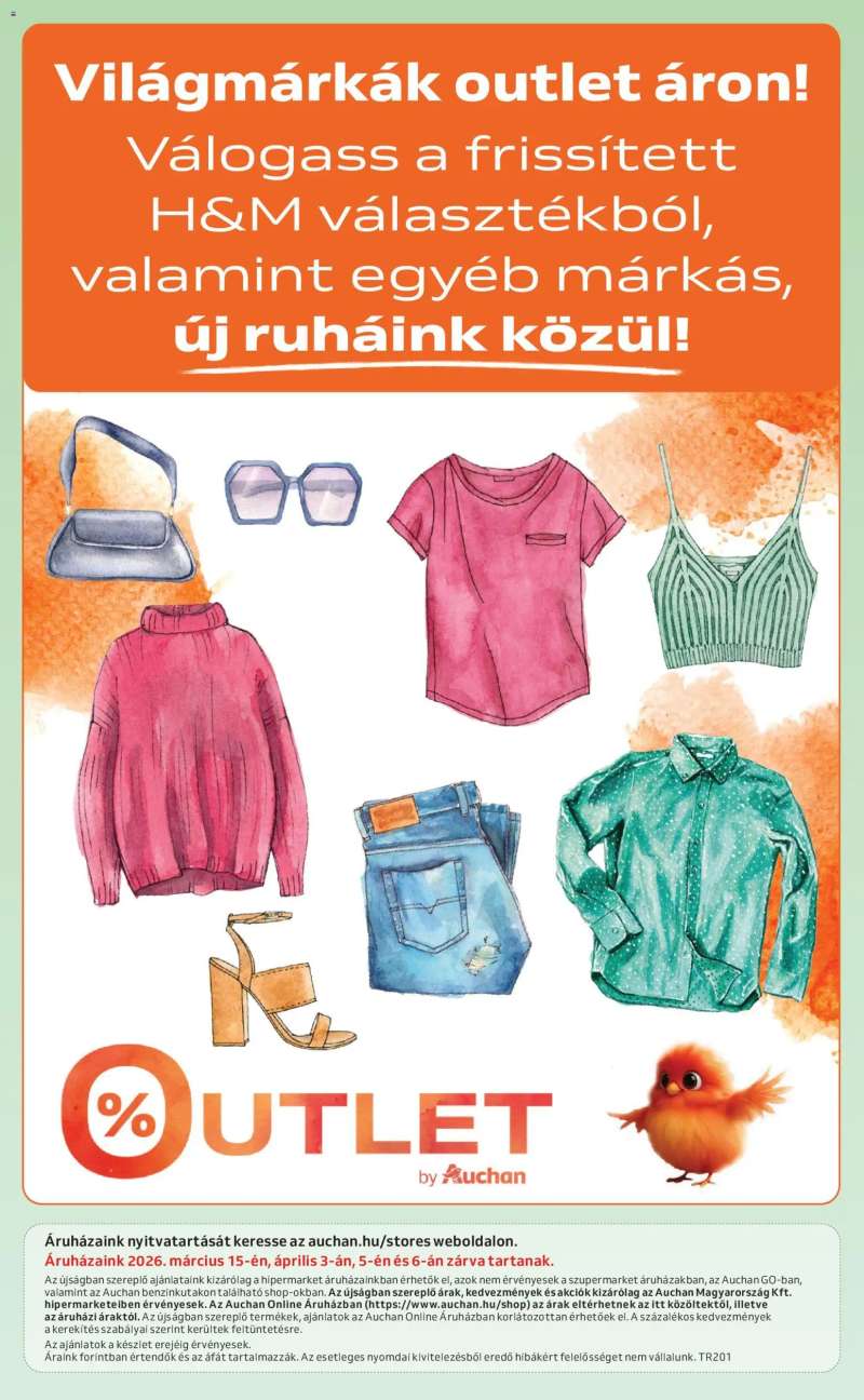 Auchan Auchan Tavaszi textil ajánlataink 8 oldal