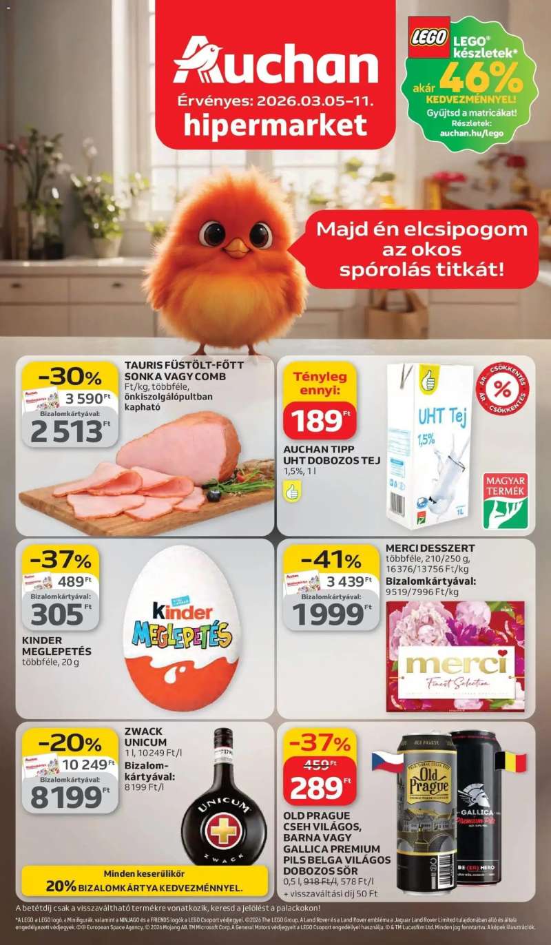 Auchan Auchan újság érvényessége 03.11.-ig 1 oldal