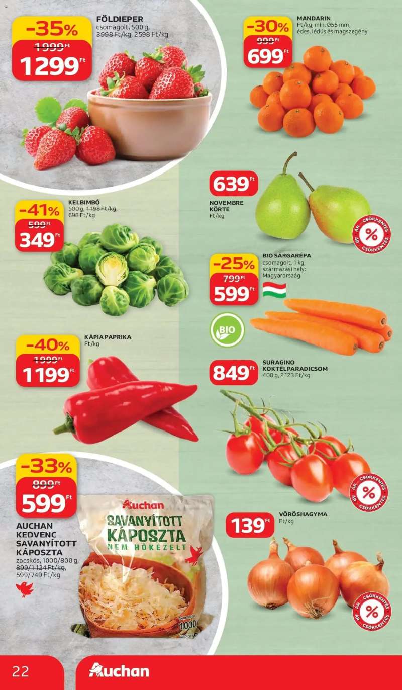 Auchan Auchan újság érvényessége 03.11.-ig 22 oldal