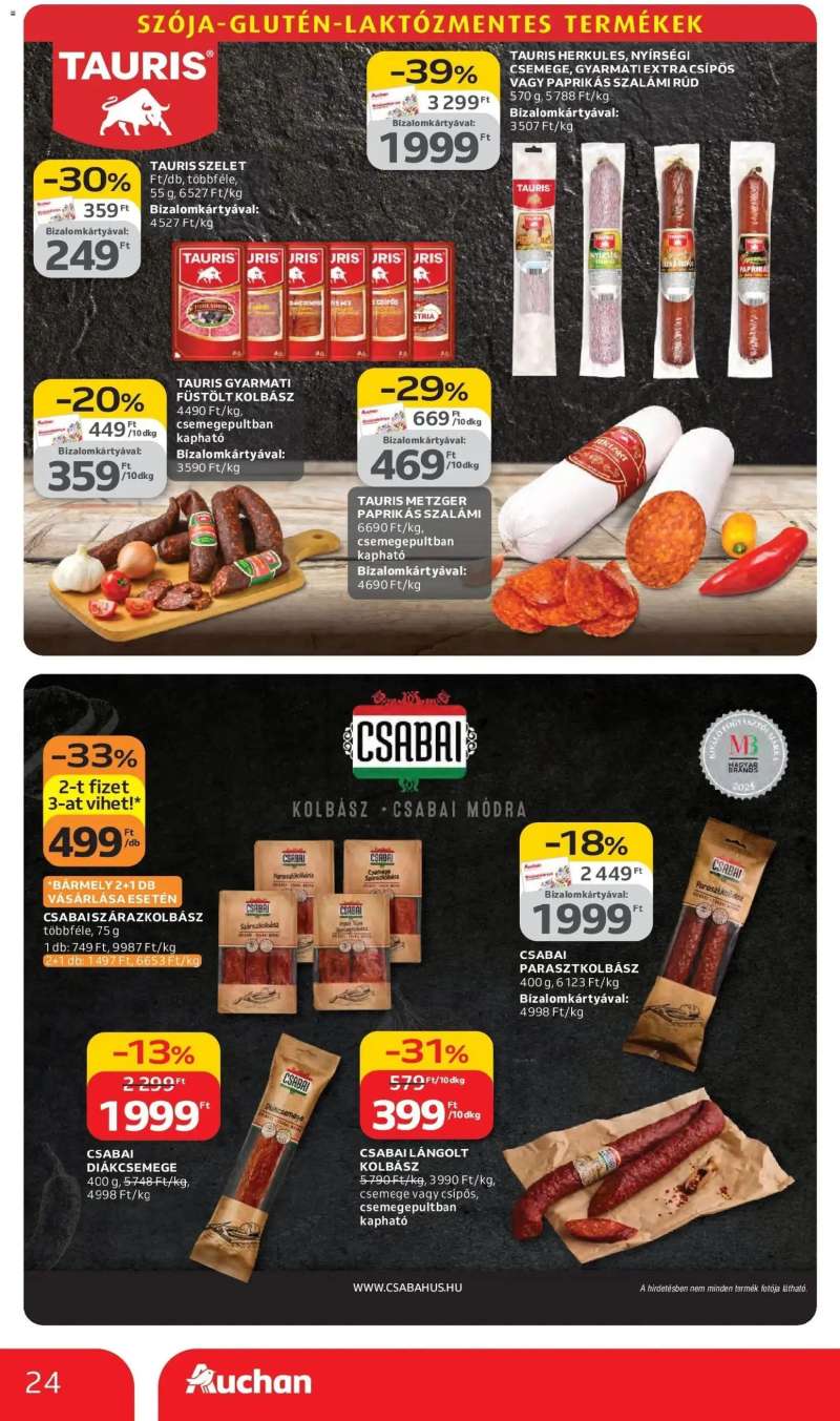 Auchan Auchan újság érvényessége 03.11.-ig 24 oldal