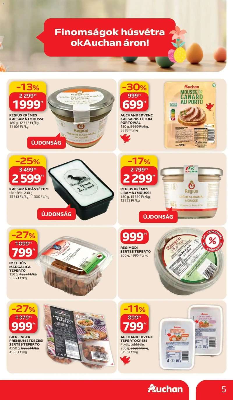 Auchan Auchan újság érvényessége 03.11.-ig 5 oldal
