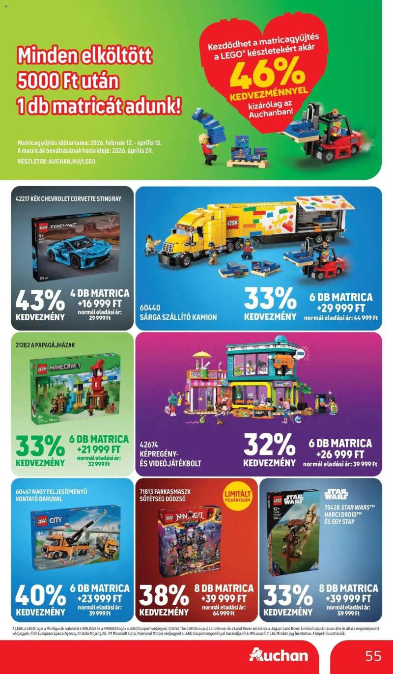 Auchan Auchan újság érvényessége 03.11.-ig 55 oldal
