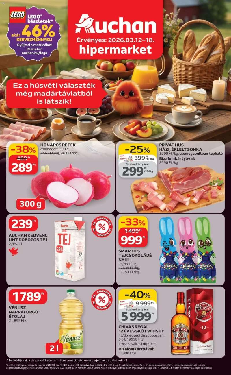 Auchan Auchan újság érvényessége 03.18.-ig 1 oldal