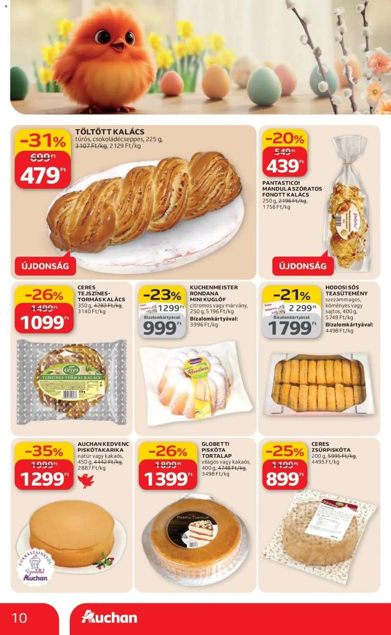 Auchan Auchan újság érvényessége 03.18.-ig 10 oldal