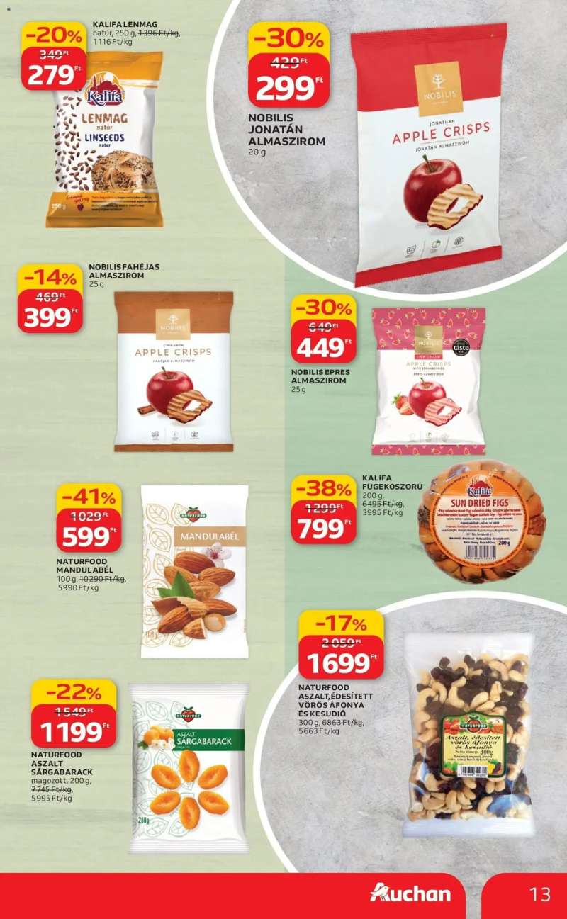 Auchan Auchan újság érvényessége 03.18.-ig 13 oldal