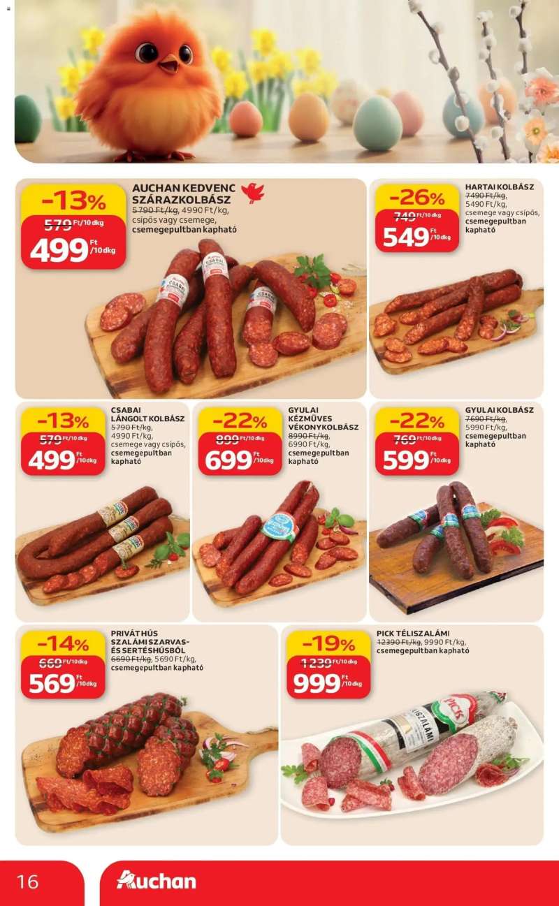 Auchan Auchan újság érvényessége 03.18.-ig 16 oldal