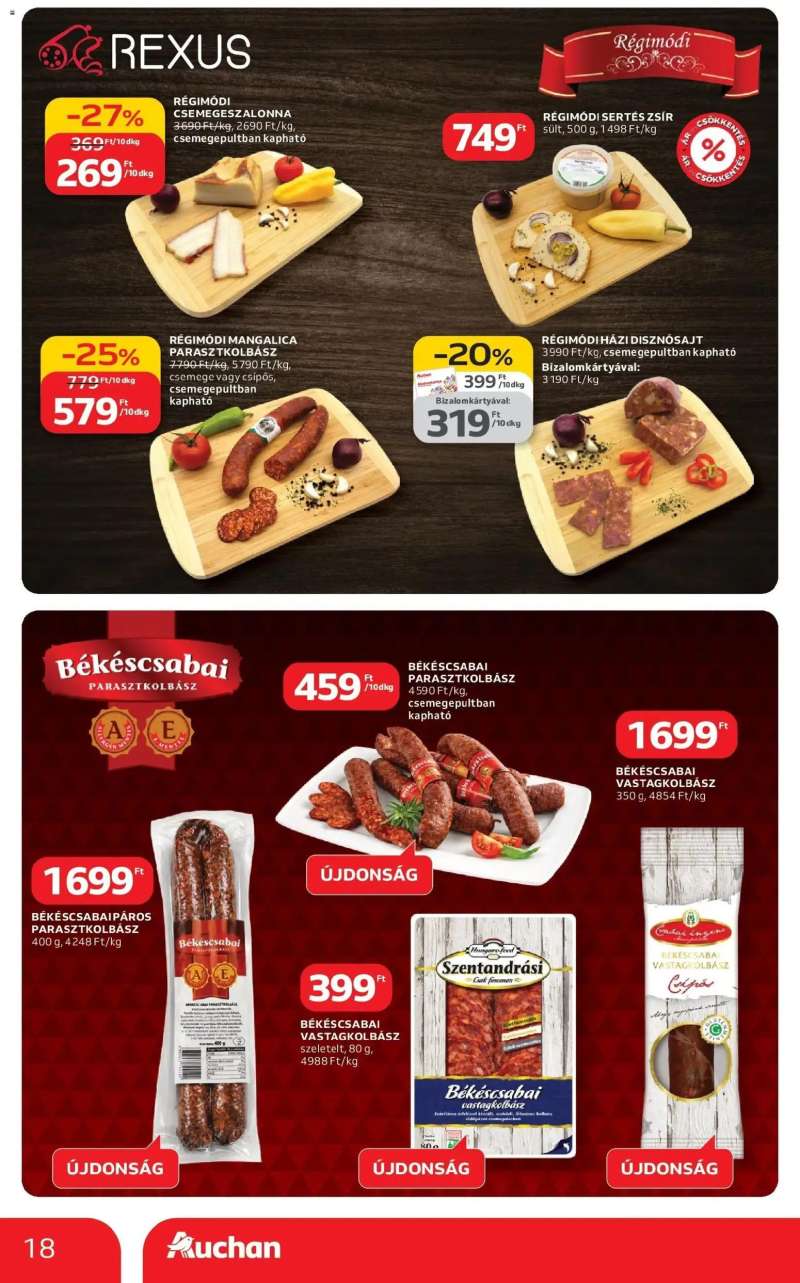 Auchan Auchan újság érvényessége 03.18.-ig 18 oldal