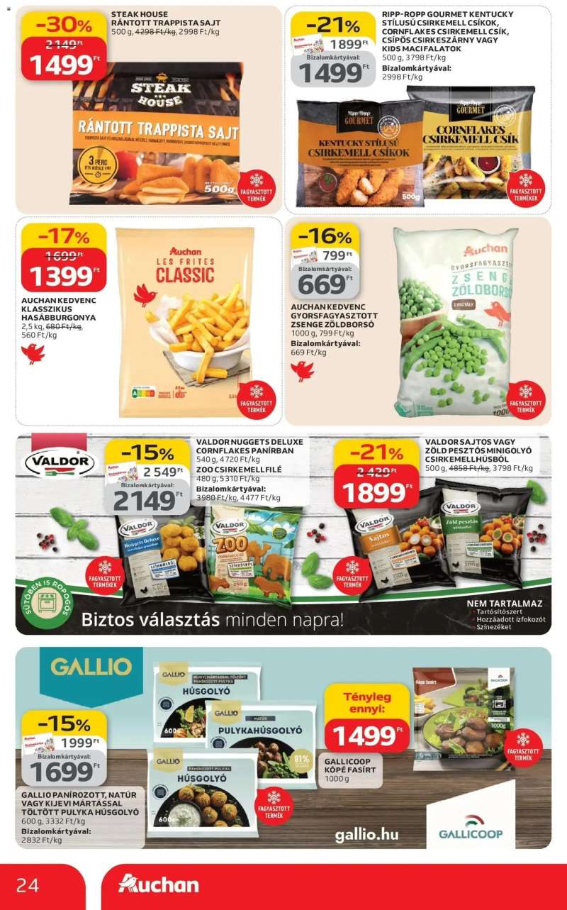 Auchan Auchan újság érvényessége 03.18.-ig 24 oldal