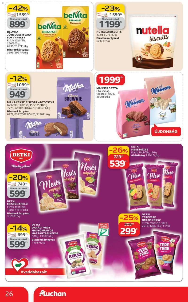 Auchan Auchan újság érvényessége 03.18.-ig 26 oldal