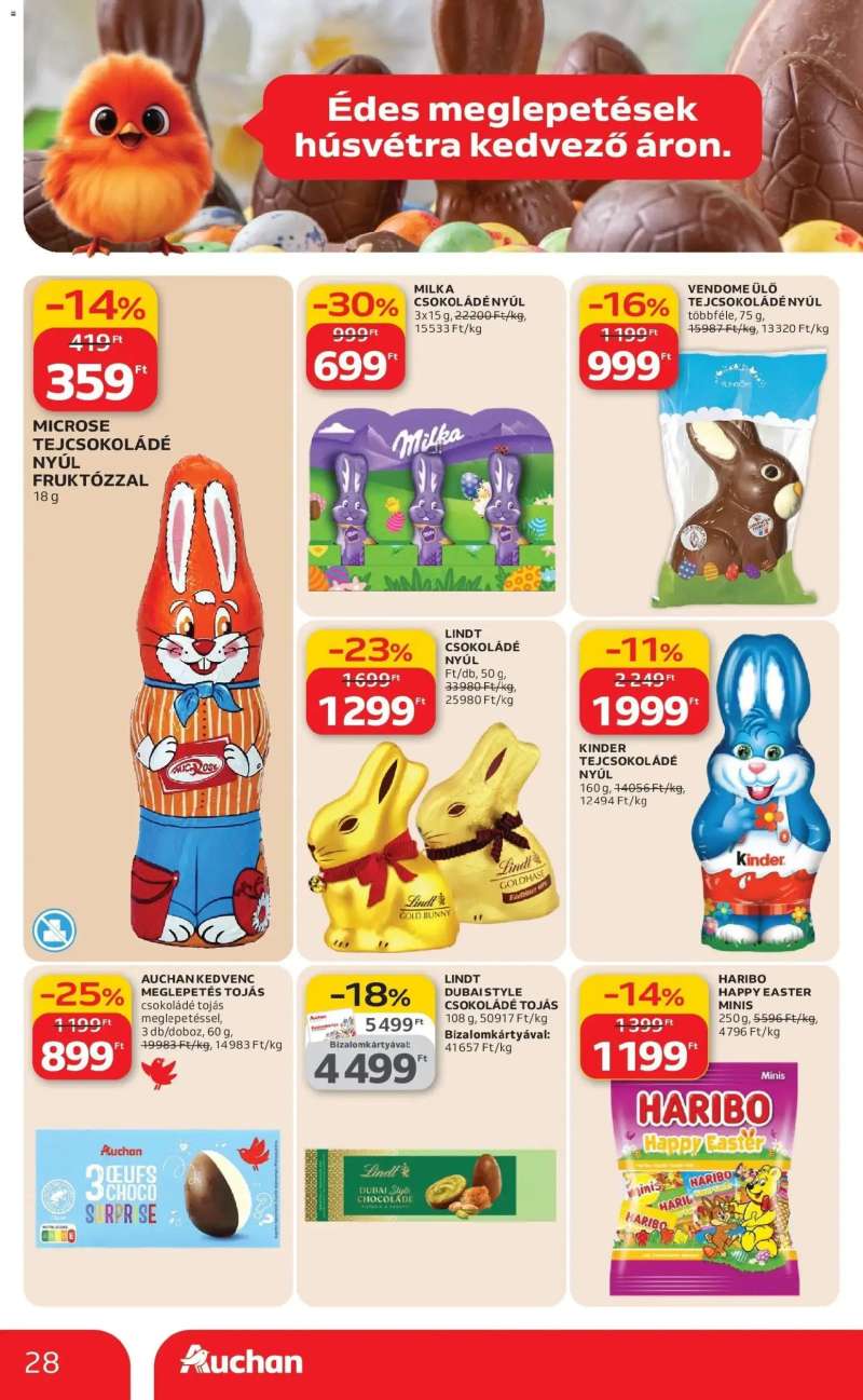 Auchan Auchan újság érvényessége 03.18.-ig 28 oldal