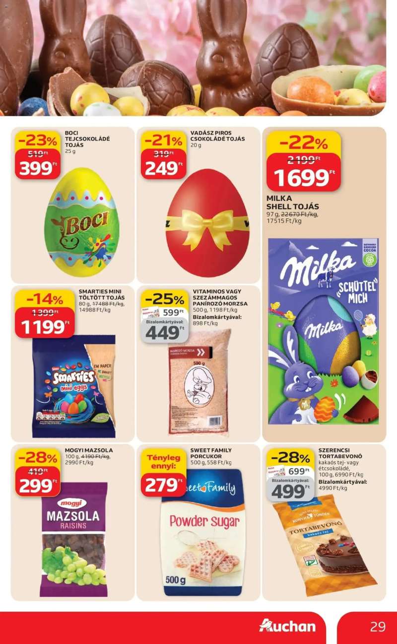 Auchan Auchan újság érvényessége 03.18.-ig 29 oldal