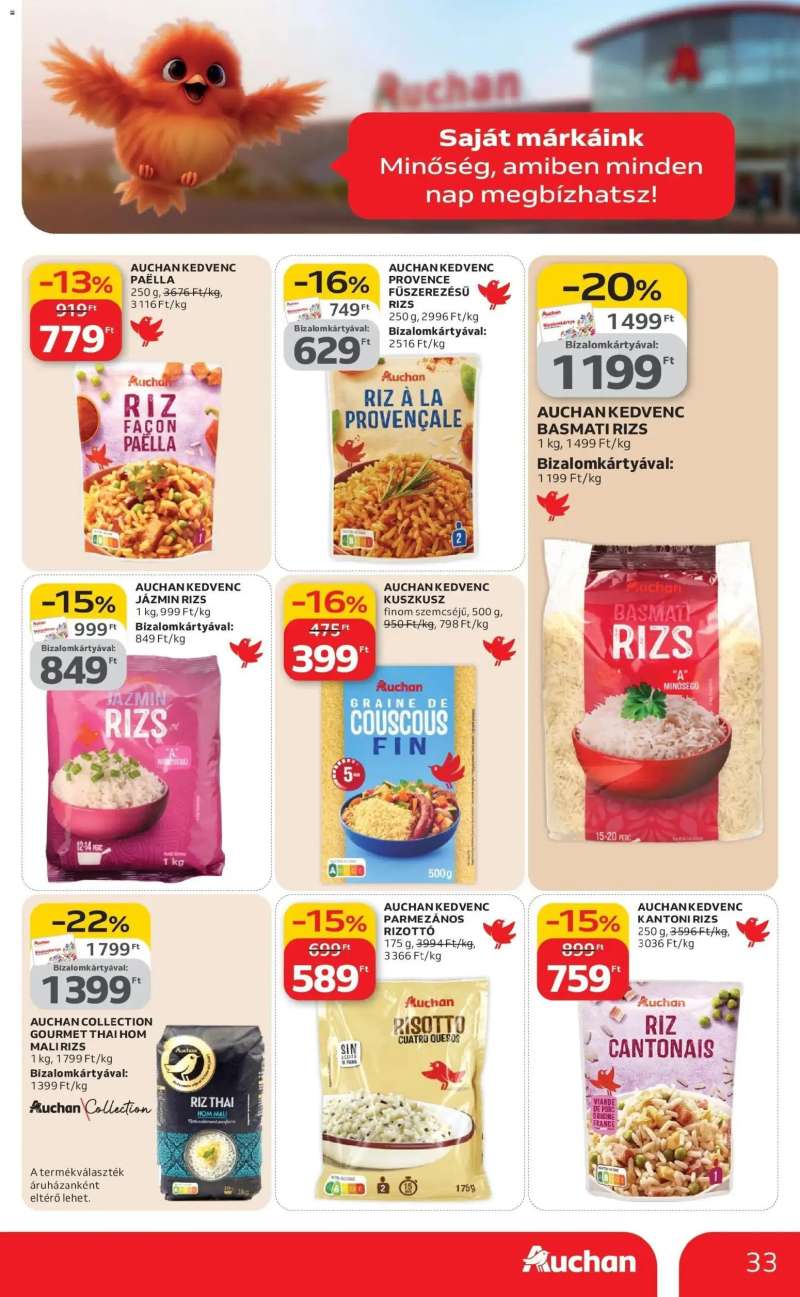 Auchan Auchan újság érvényessége 03.18.-ig 33 oldal