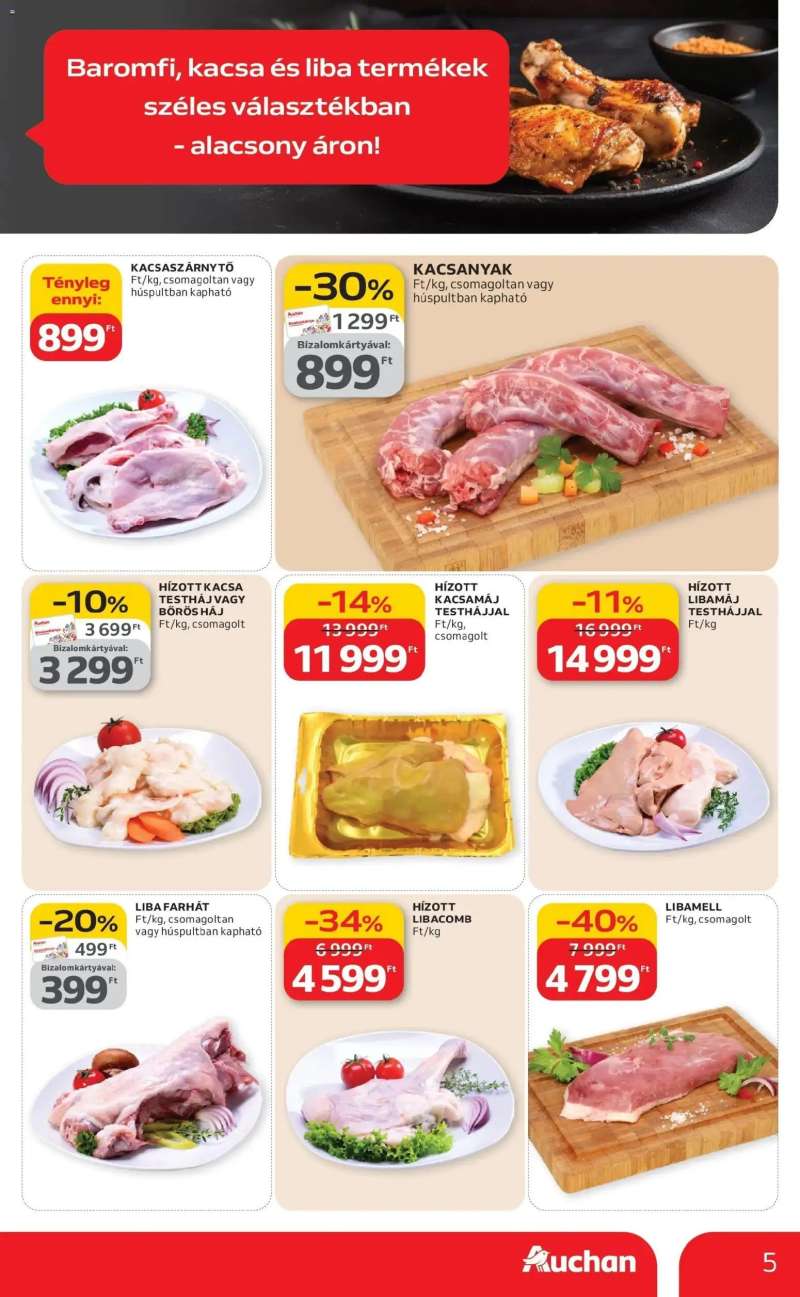 Auchan Auchan újság érvényessége 03.18.-ig 5 oldal