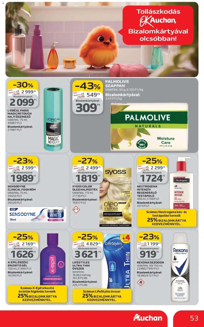 Auchan Auchan újság érvényessége 03.18.-ig 53 oldal