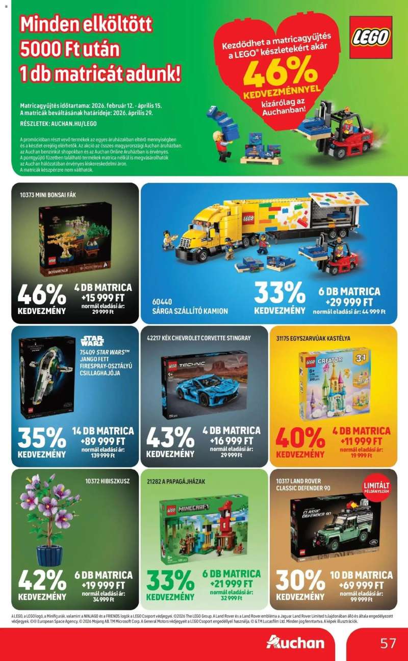 Auchan Auchan újság érvényessége 03.18.-ig 57 oldal
