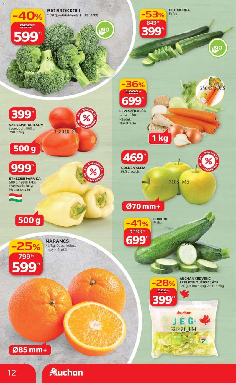 Auchan Auchan akciós újság 12 oldal