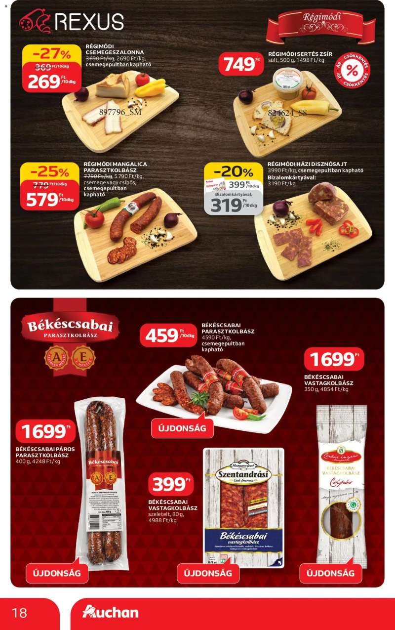 Auchan Auchan akciós újság 18 oldal