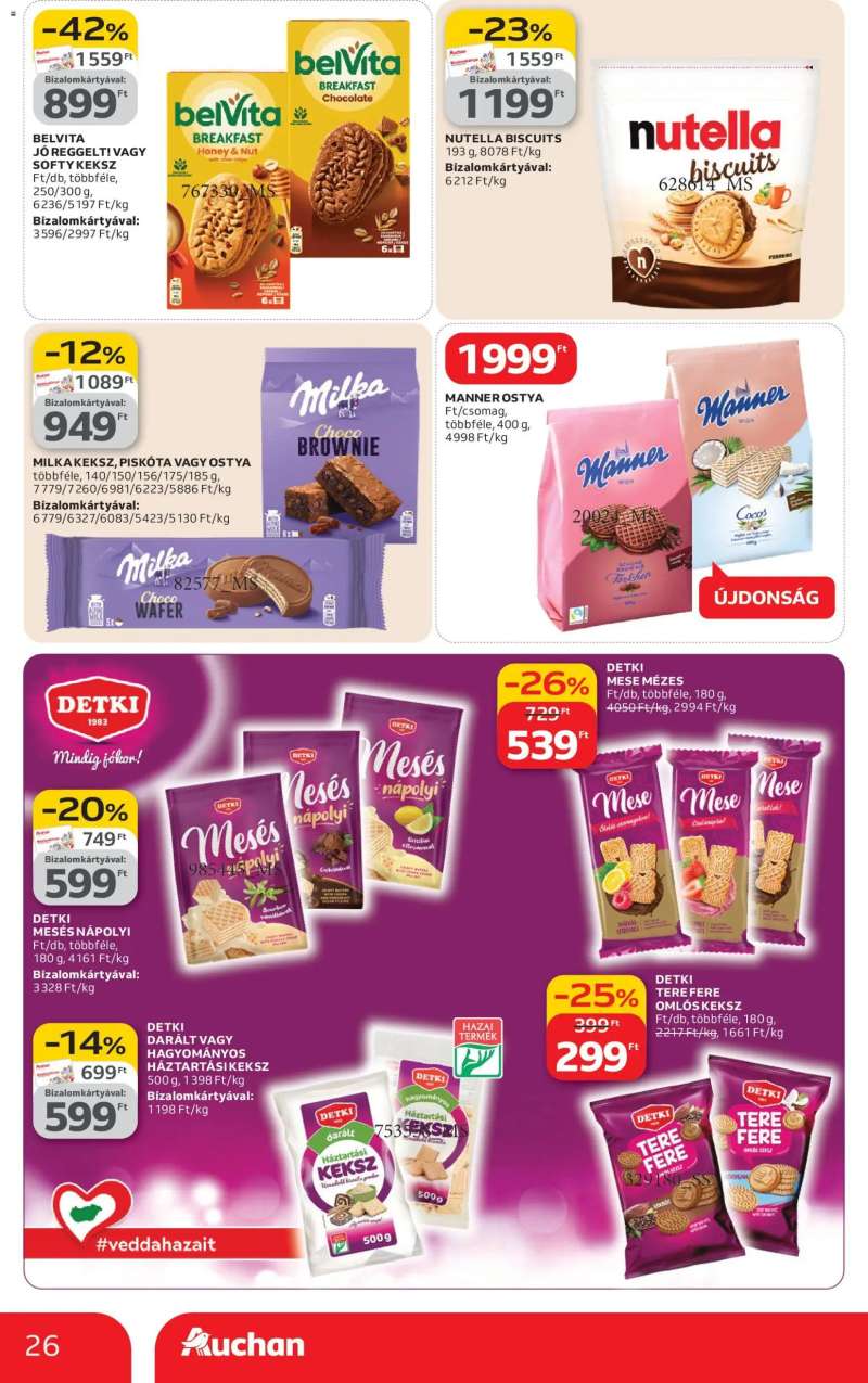 Auchan Auchan akciós újság 26 oldal