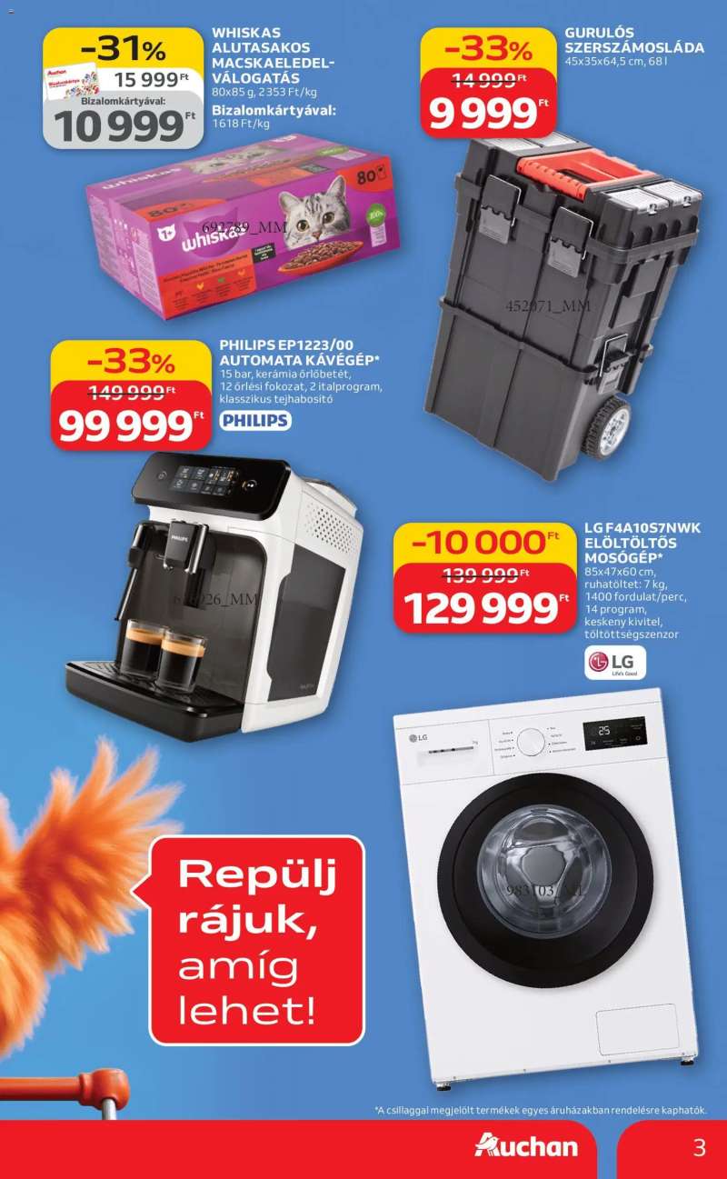 Auchan Auchan akciós újság 3 oldal