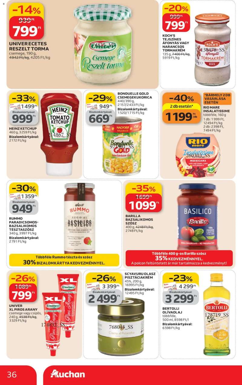 Auchan Auchan akciós újság 36 oldal