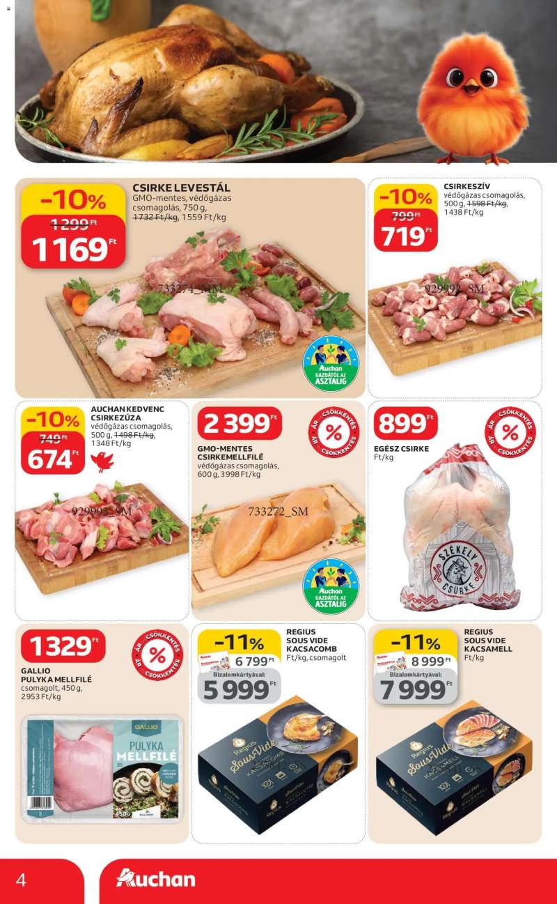 Auchan Auchan akciós újság 4 oldal