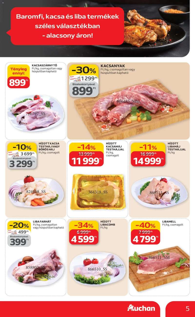 Auchan Auchan akciós újság 5 oldal