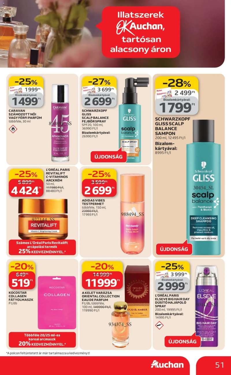 Auchan Auchan akciós újság 51 oldal