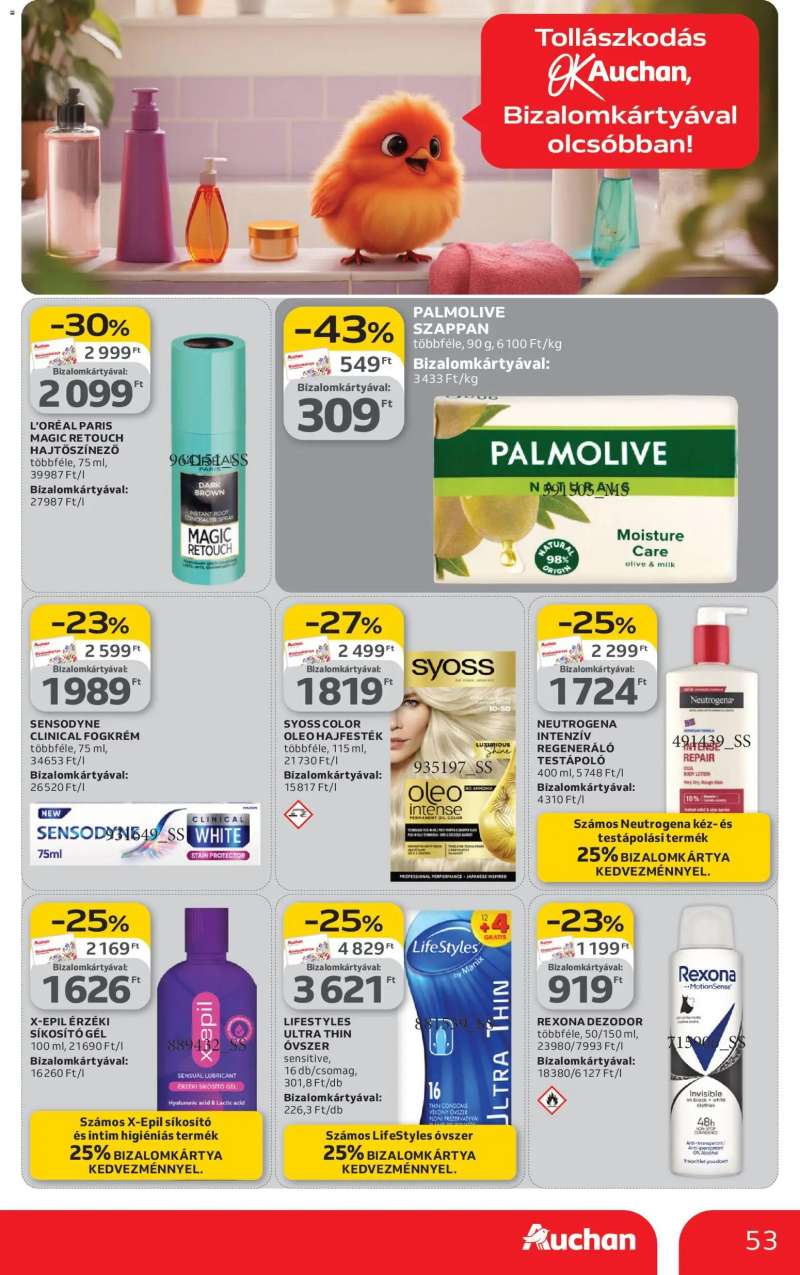 Auchan Auchan akciós újság 53 oldal