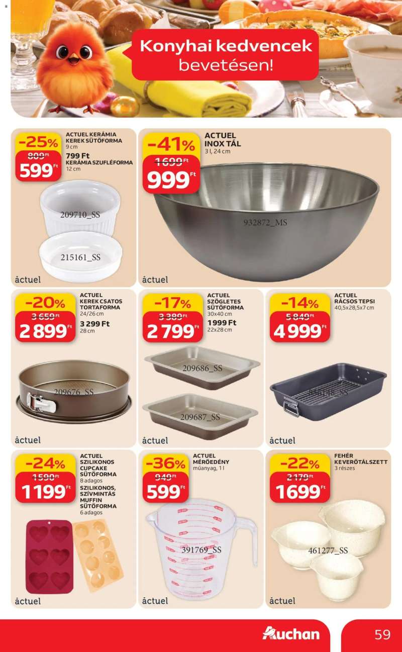 Auchan Auchan akciós újság 59 oldal