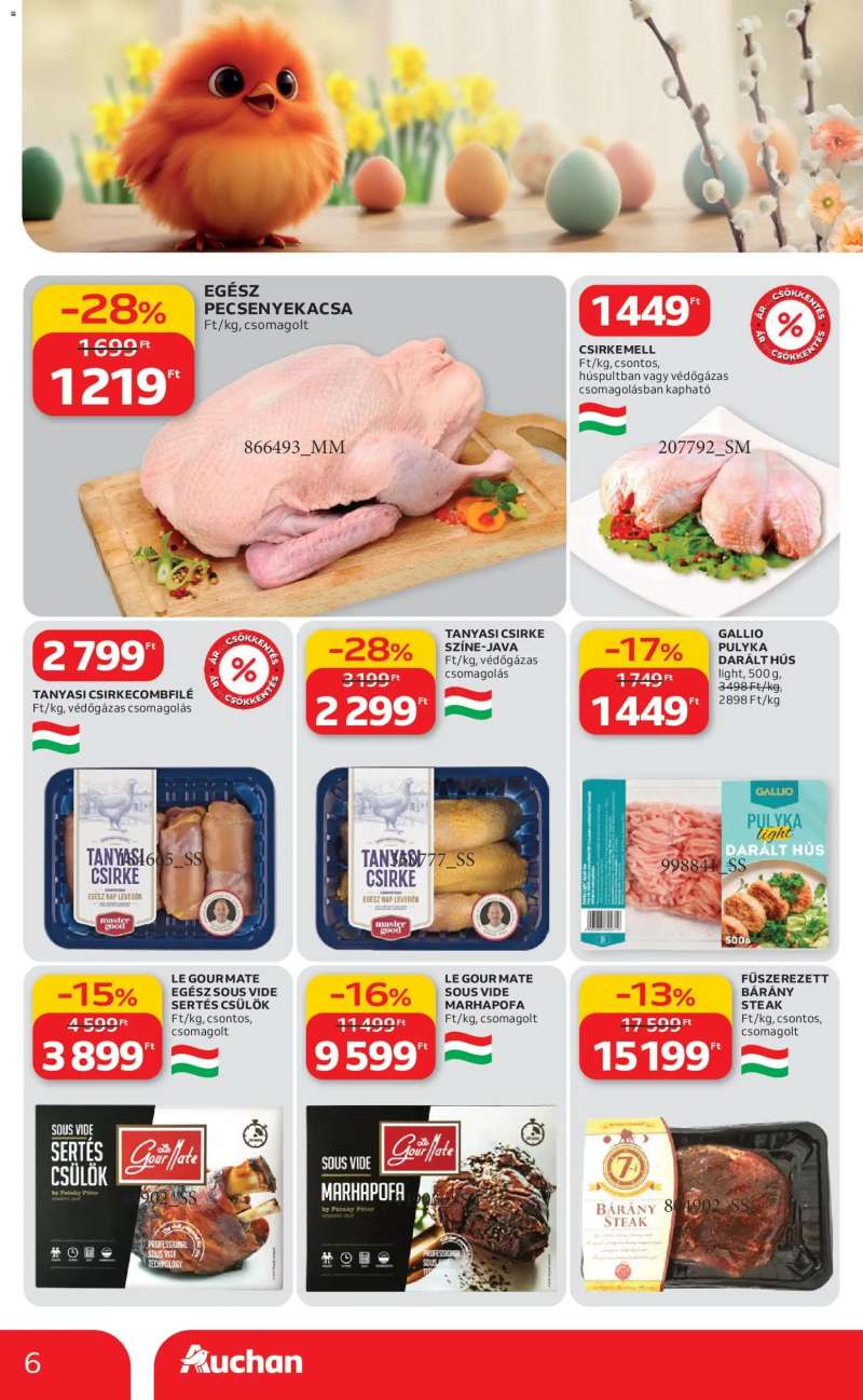 Auchan Auchan akciós újság 6 oldal