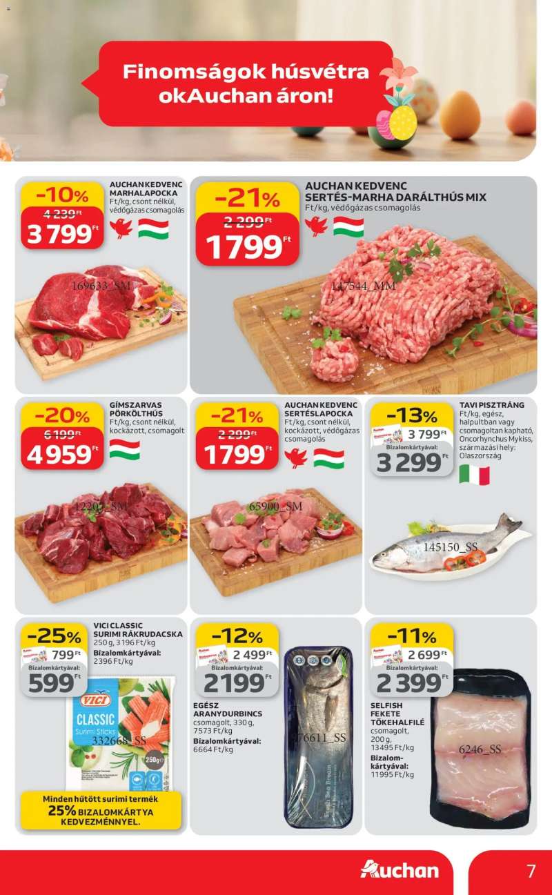 Auchan Auchan akciós újság 7 oldal