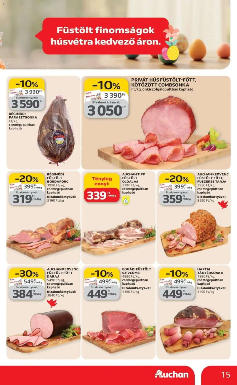 Auchan Auchan akciós újság Budapest 15 oldal